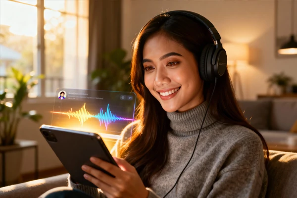 Thai AI Chat with Different AI Voice Types