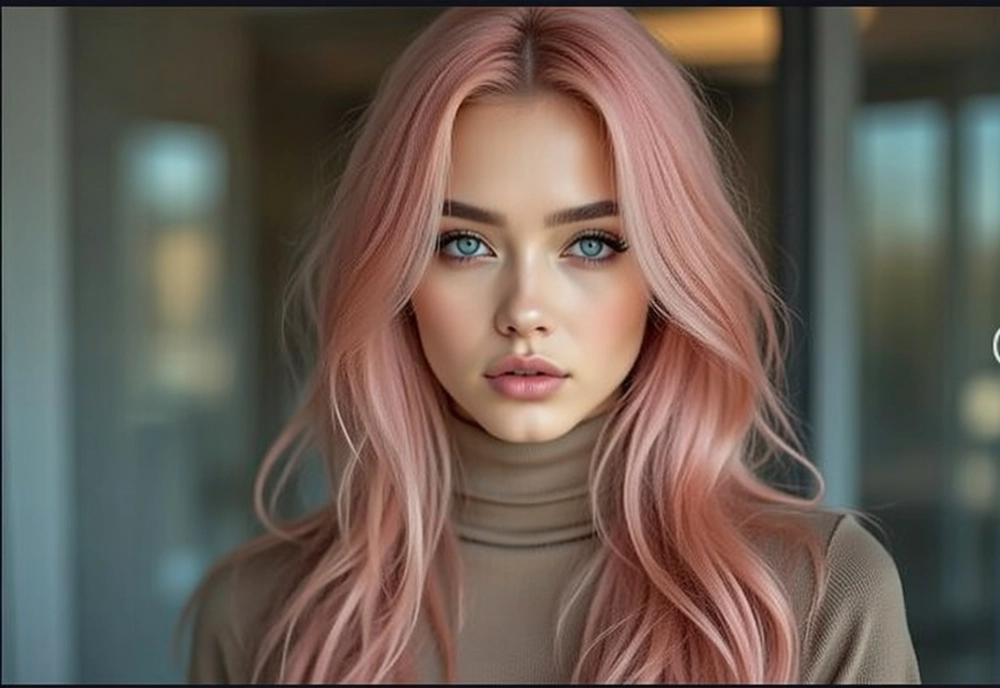 Coba rambut putih virtual untuk gaya tren