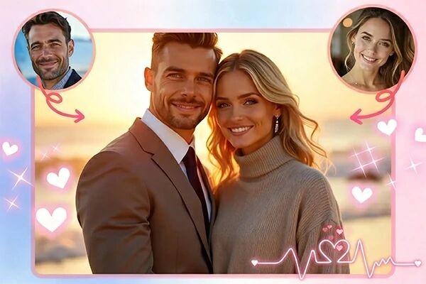 صورة الزوجين المشخصة بالـAI