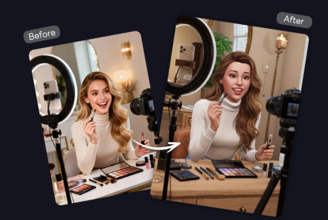 转换后的个人资料示例