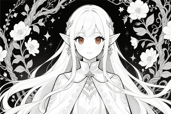 さまざまな一筆書きアートデザイン