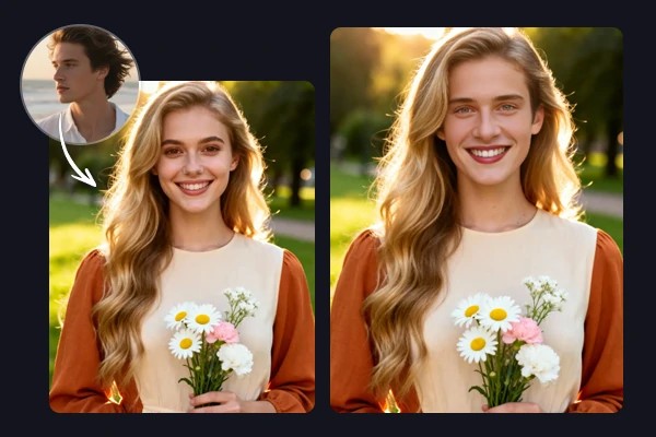 One Click AI Gender Swapper