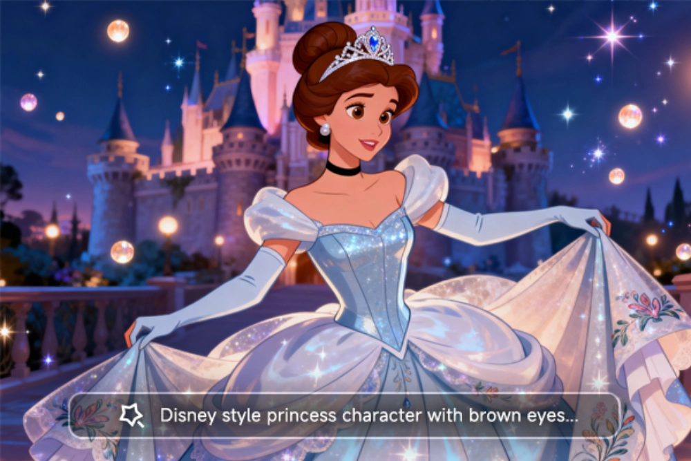 Convierte palabras en personajes de Disney