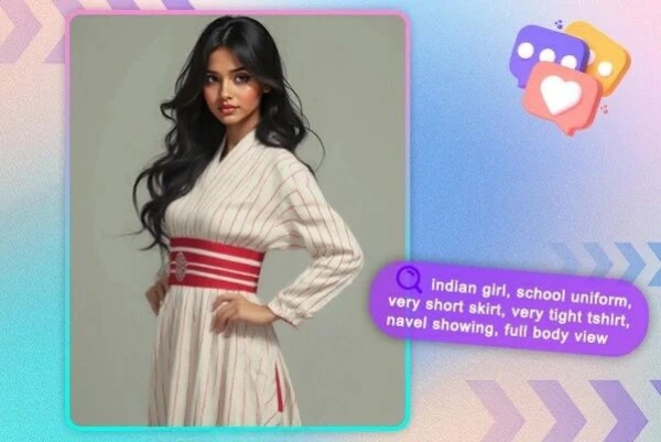 Before and After Effect of DeepSeek AI Image Generator