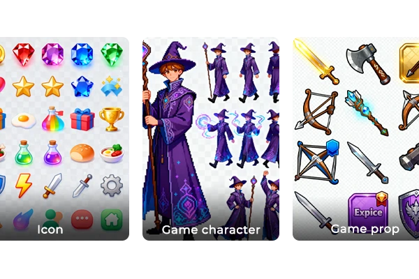 AI High-Quality Game Assets Art