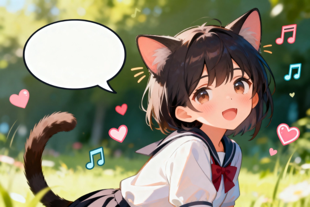 Neko Chat AI Character with Adorable Poses