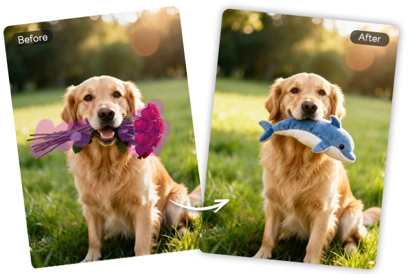 Inpaint an image with AI