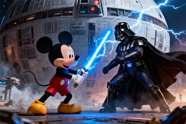 Realistic crossover fight video