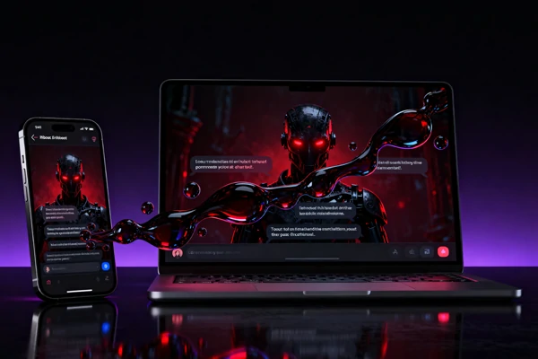 Always Online Dark AI Companion