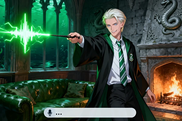 ハリー・ポッターオンラインチャットの音声＆ビジュアルマジック