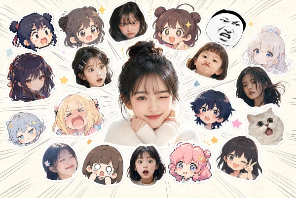 AI Face Sticker Prompts