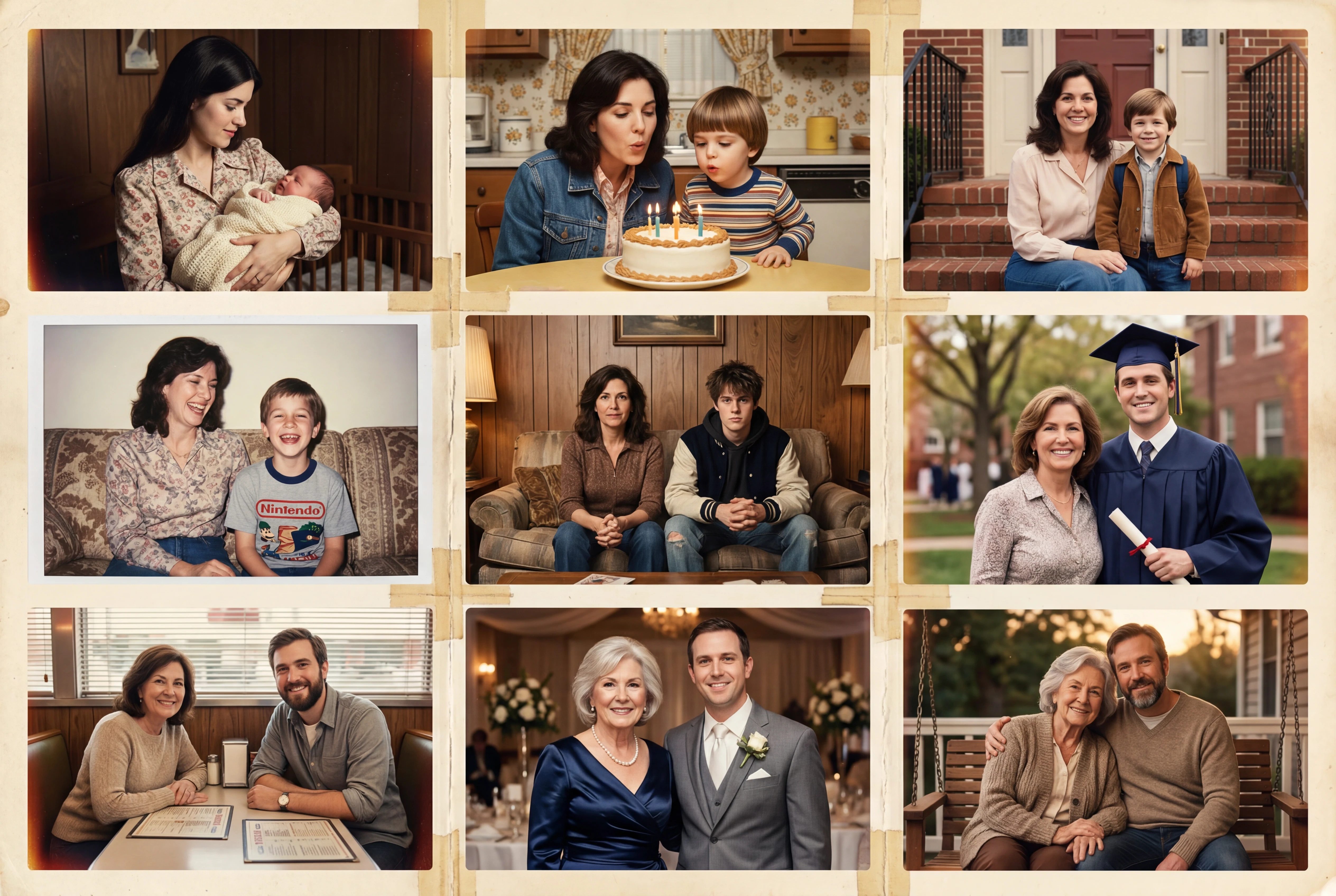 AI Mother and Son Photo Prompts