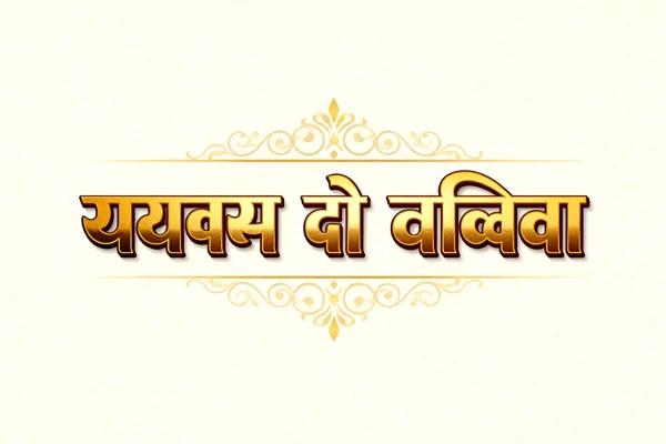 Decorative Devanagari