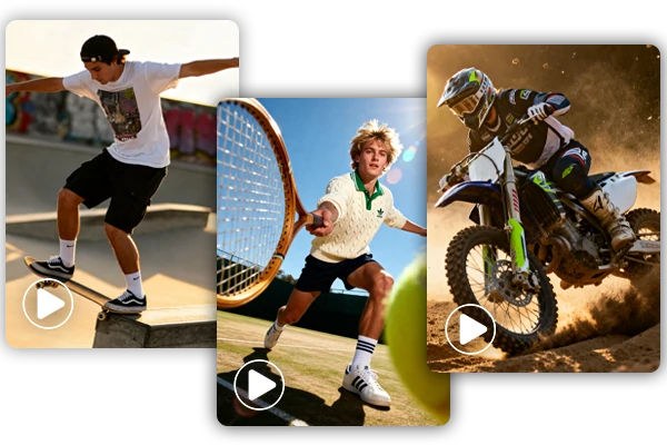 Different styles of GIFs