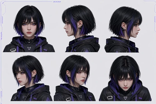 multi-angle portrait generator preserving the same character identity across different views