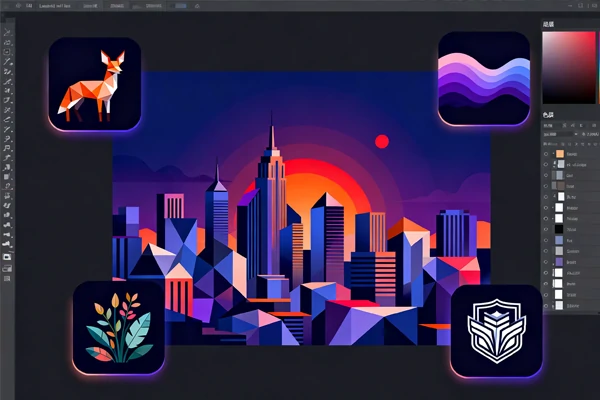 Générateur de vecteurs AI pour logos, icônes et packs d'autocollants