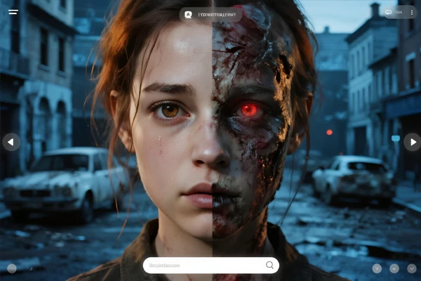 A Realistic Zombie AI Character