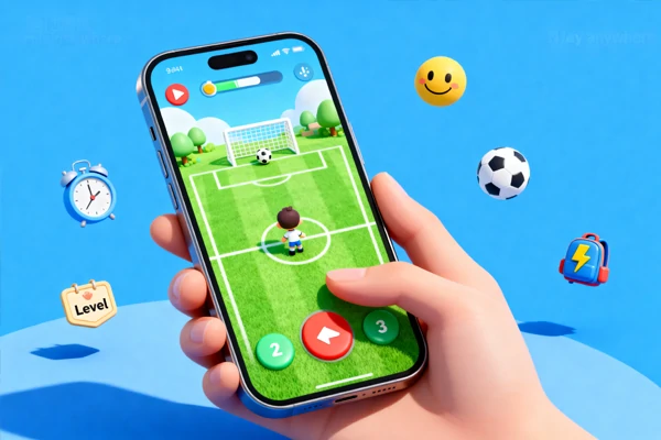 Play the World Cup game on a phone
