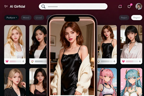 Chat de rencontre AI virtuel