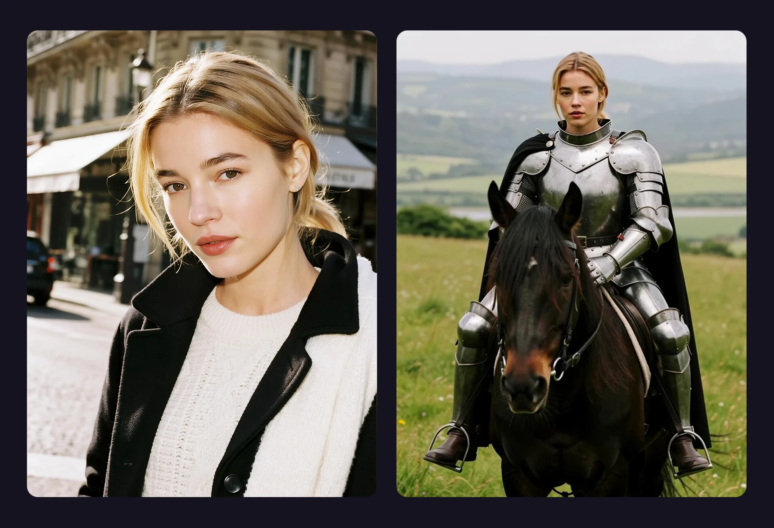 two-panel urban and armored outfits