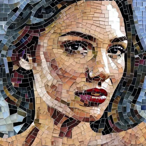 Gal Gadot Mosaic Art