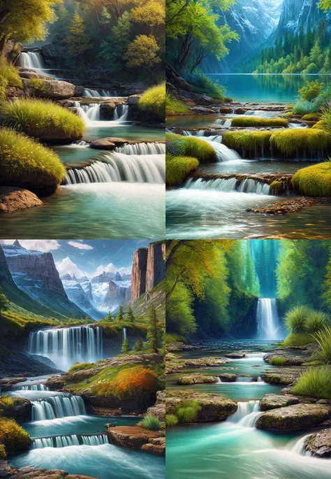 landscape,water,(extremely detailed CG unity 8k wallpaper), most beautiful artwork in the world,professional majestic oil painting,intricate, High Detail, Sharp focus, dramatic, photorealistic painting art