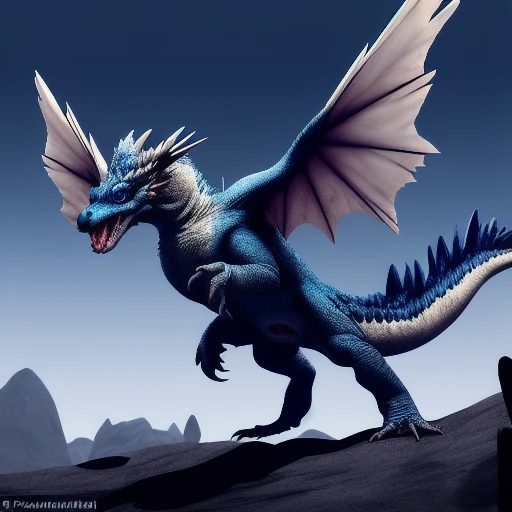 {{feralplmr}} a hyper realistic illustration of a cute and tiny dragon raven hybrid, feathers glow in the dark, fractal moonlight, little dragon with glowing scales, award - winning, masterpiece, {{scales, claws, anthro}}, {{high quality}}, cute, photorealism, furred dragon,
