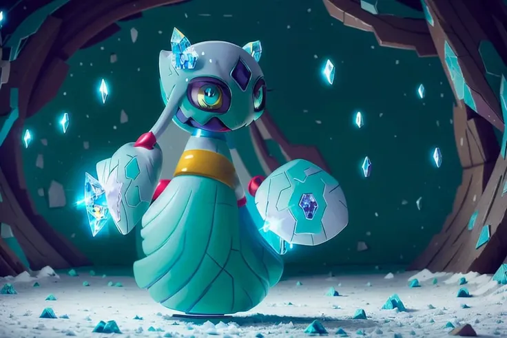 masterpiece, best quality, realistic, (wide-angle), (solo), (froslass), (pokemon), wide hips, thick thighs, female, long kimono, crystal (cyan:1.3) kimono, night, clear image, bioluminescent details, (Stars:1.3), (Action pose:1.3) <lora:froslass_000008:1> <lora:glassHairWIPRead_v1:0.7>