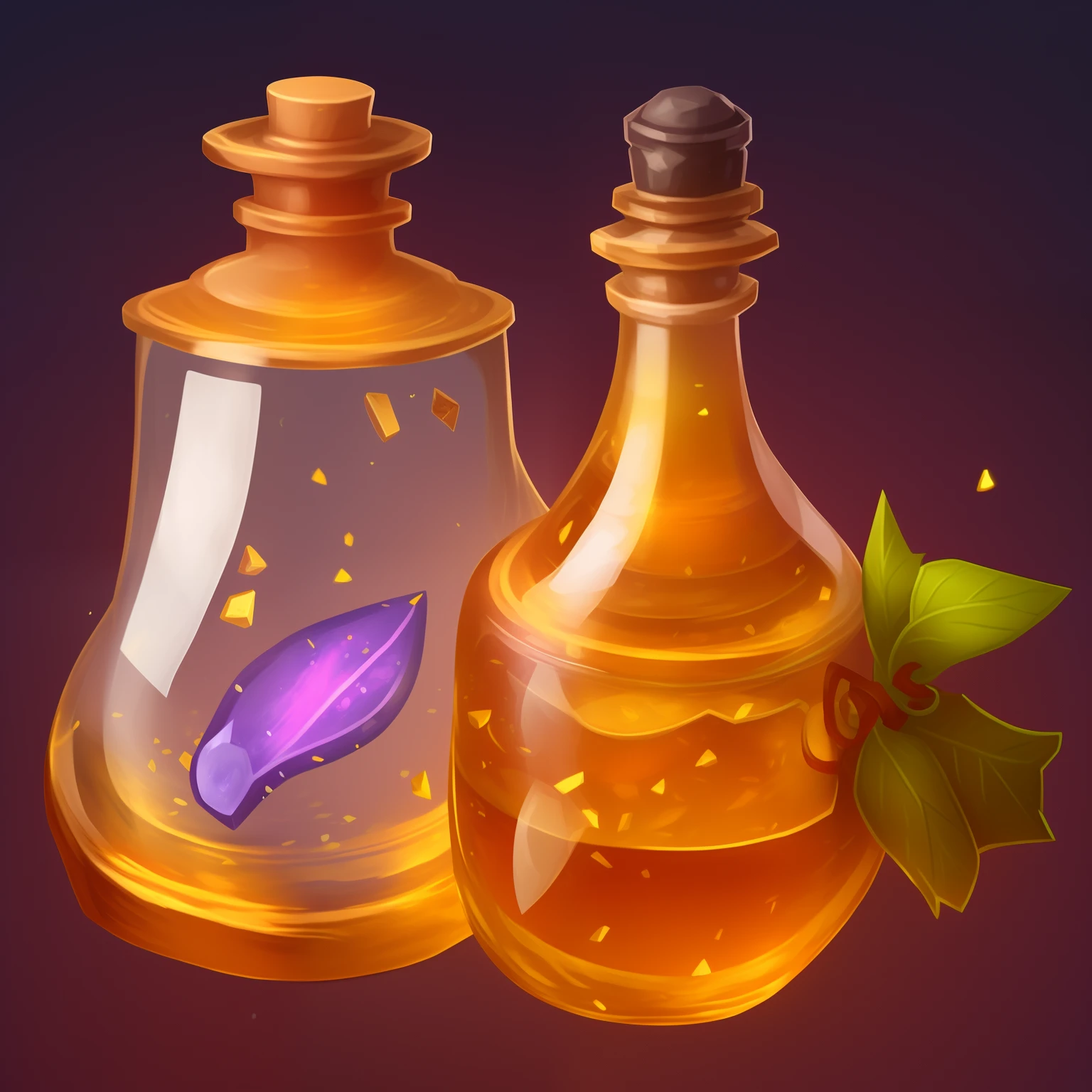 fantassified icon, an intricate magical potion, 8k, centered