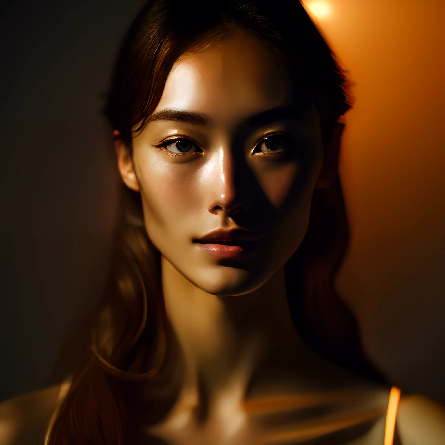 1girl, clear facial features, Cinematic, 35mm lens, f/1.8, accent lighting, global illumination