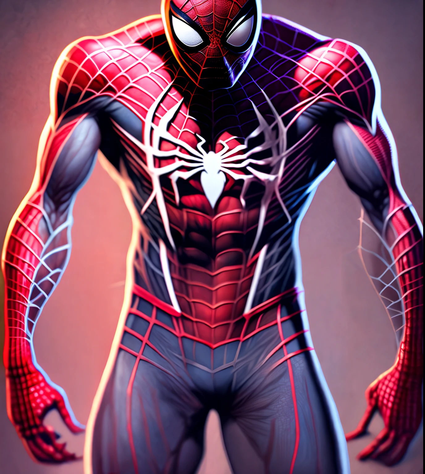 Spider man  art, highly detailed, complete body composition, fanart,  8k.