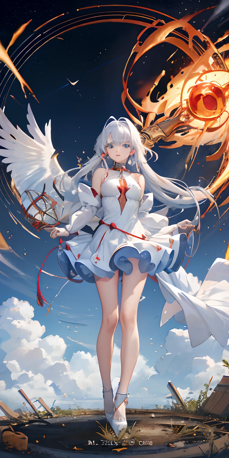 Disk Serre Angels float from the mountain of garbage, rings of steel debris crisscross the Serre Angels, and blood red tanks raise their muzzles and fire at the Serre Angels