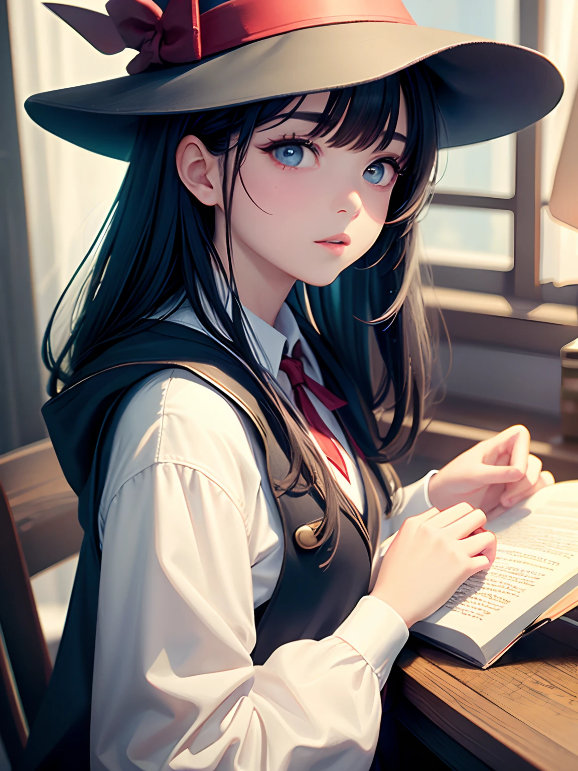 realistic, masterpiece, best quality, daily life in wizard school