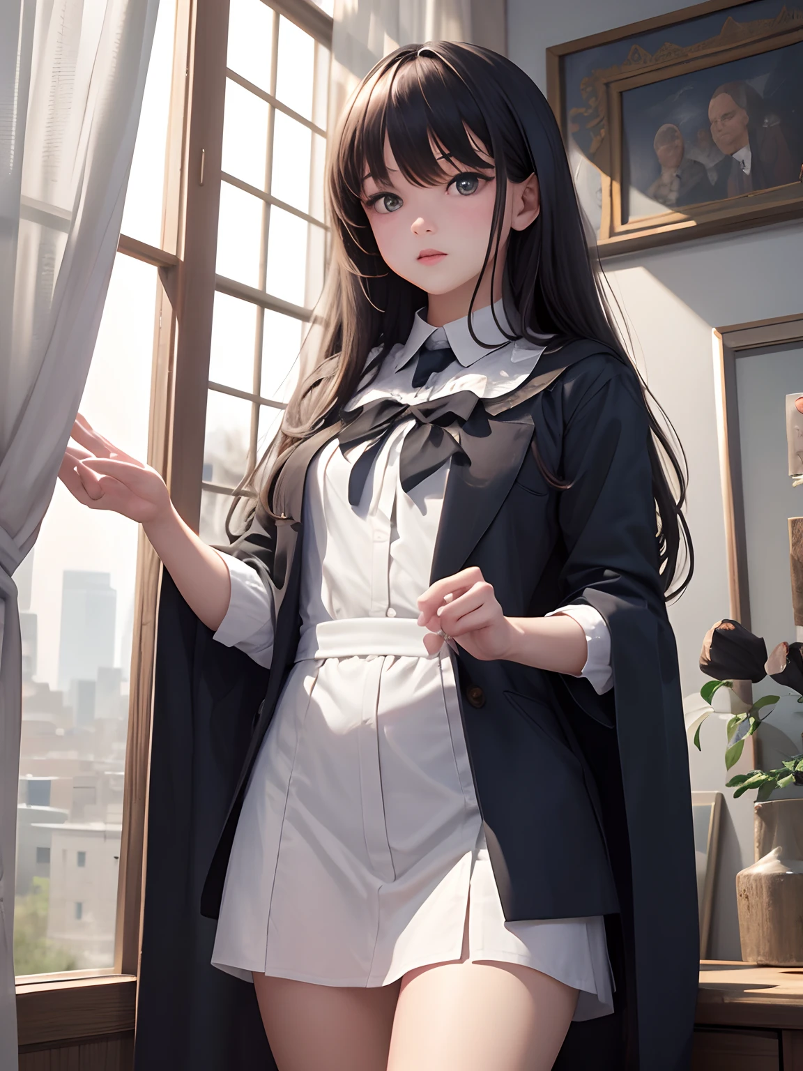 realistic, masterpiece, best quality, daily life in wizard school