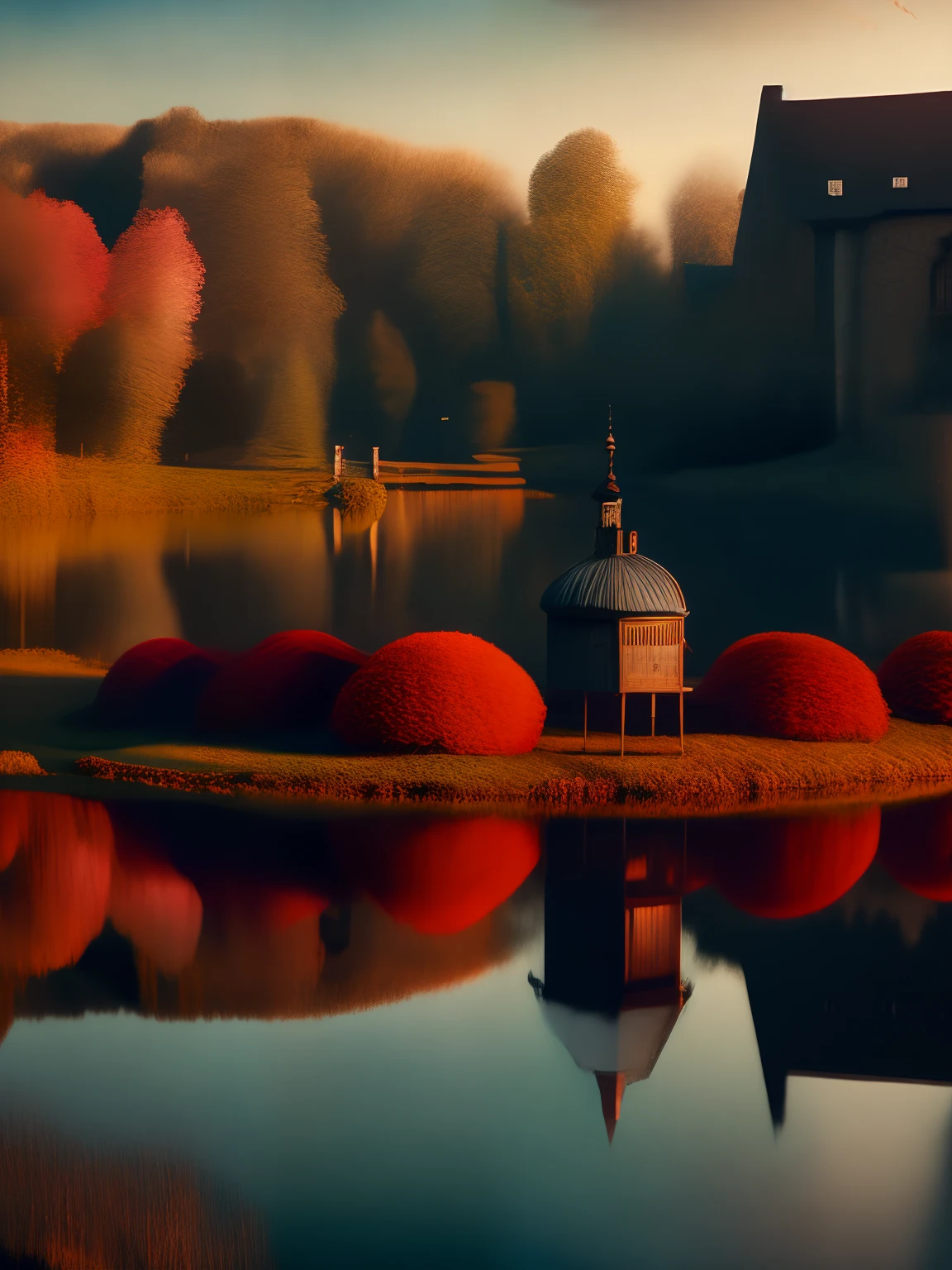 (((photograph))), (((hyperrealism))), award-winning photo,, (masterpiece) (best quality) (detailed) (8k) (HDR) (wallpaper) (cinematic lighting) (sharp focus) (intricate), action shot, medieval tavern packed with people, barbarians talking loudly and drinking beer in goblets, a group of people standing around a pond, an album cover by Narashige Koide, instagram, ecological art, sense of awe, photo taken with ektachrome, made of flowers
