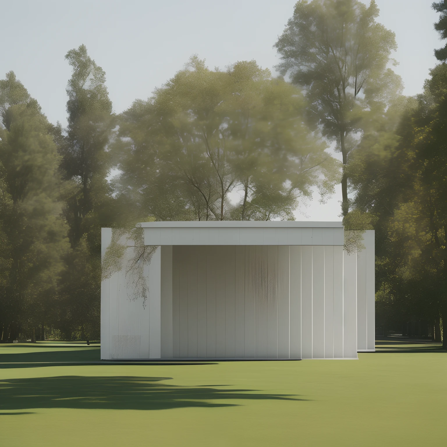 "A closed pavilion."