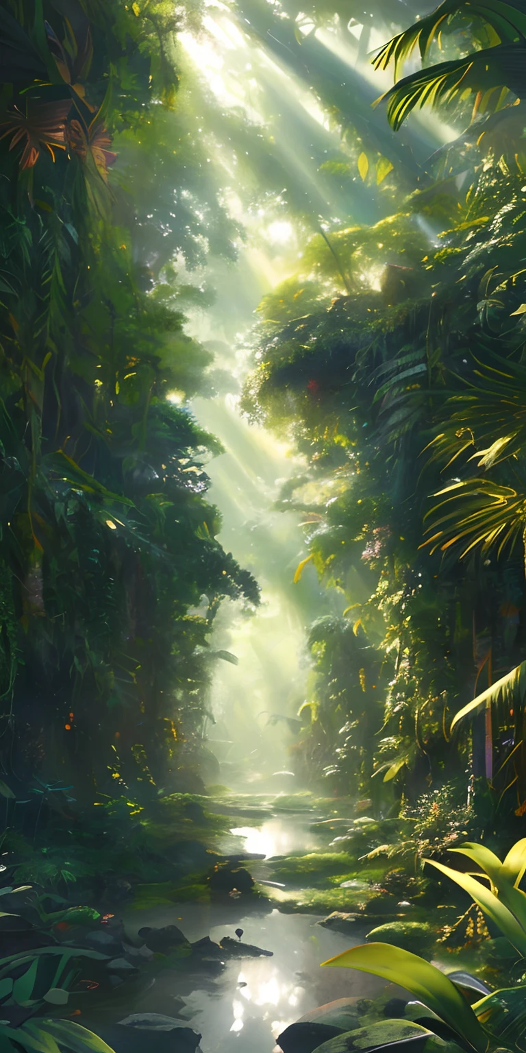 Digital illustration, detailed and intricate, of a dense jungle filled with exotic plants and animals, the sunlight filtering through the canopy creating a dappled effect. In the style of Yoshitaka Amano and Hayao Miyazaki, masterpiece, proportional, detailed, trending on artstation, beautiful lighting, realistic, intricate, award winning, 4k, highest quality
Award-winning, 4K digital painting in the style of Yoshitaka Amano. Detailed and intricate depiction of a zombie apocalypse, masterfully capturing the chaos and drama of the scene. Beautiful lighting and cinematic composition make this piece a true masterpiece, trending on artstation