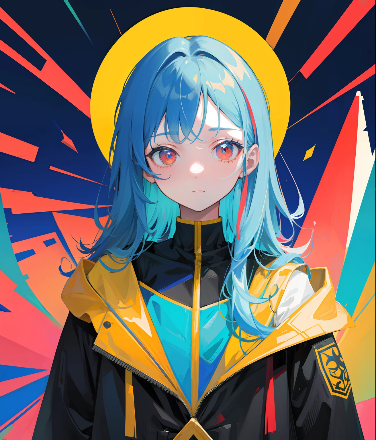 (flat color:0.9),(colorful:1.1),(masterpiece:1,2), best quality, masterpiece, highres, original, extremely detailed wallpaper, looking at viewer,,,1boy,Portrait,upper body