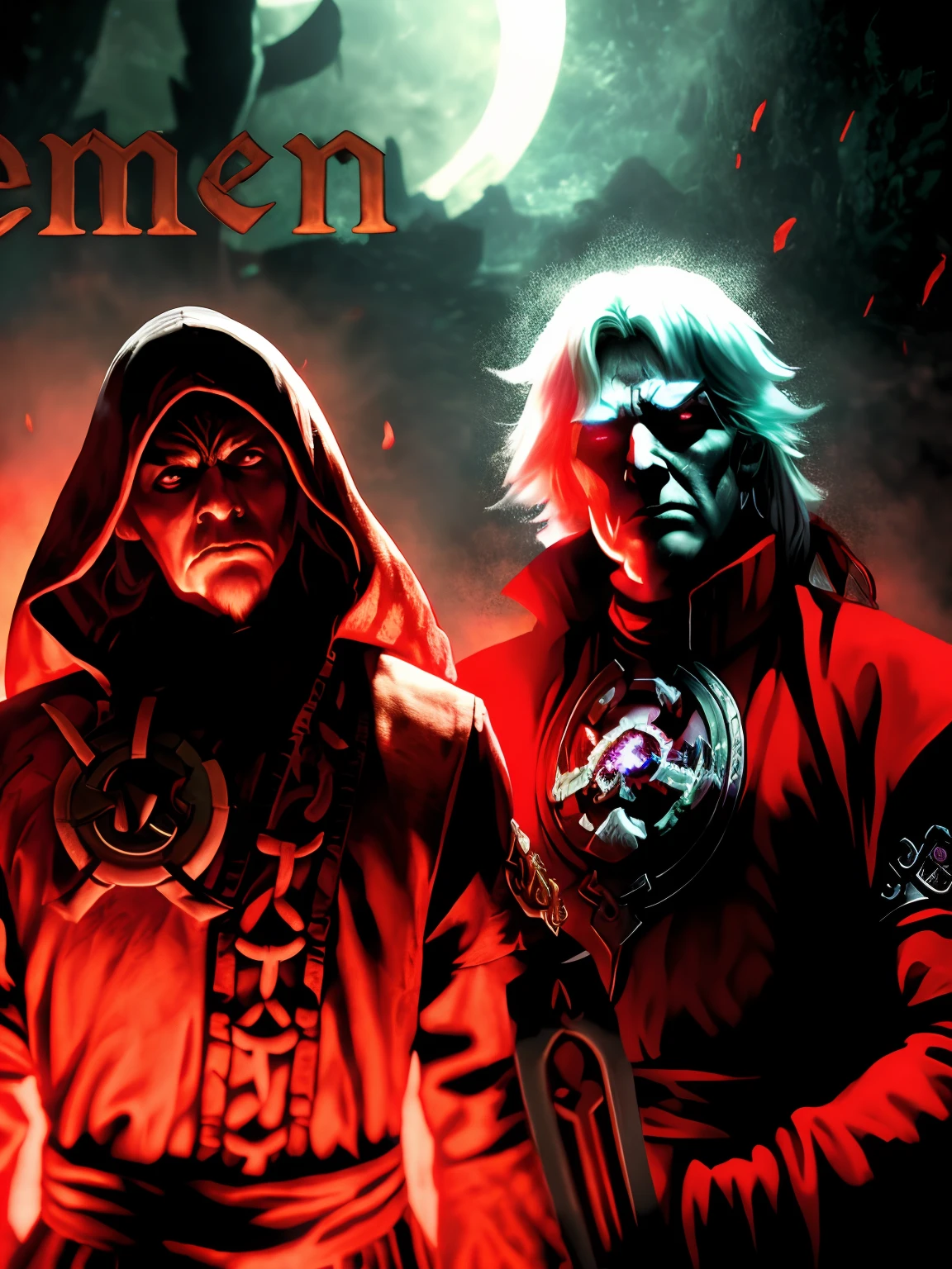 (extremely detailed 8k wallpaper),a medium shot photo of a fearful necromancer, Intricate, High Detail, dramatic