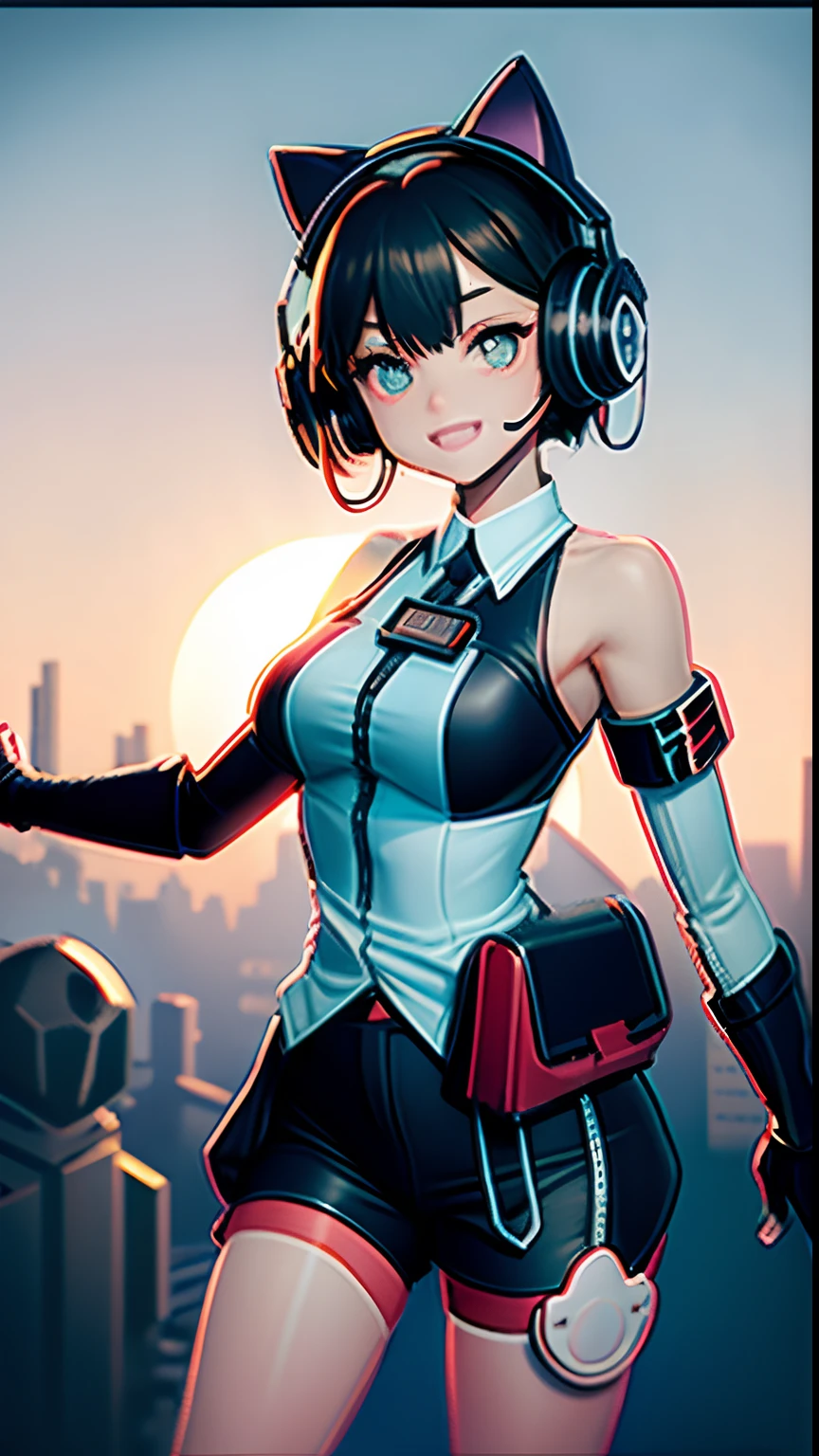 movie still, cloud girl, floating in the sky, (close-up:1.1), bright, happy, fun, warm soft lighting, sunset, sparks,High definition Girl
Cat ear headphones
Salesperson
Customer service representative
Wasteland
Age of machinery
Resource scarcity