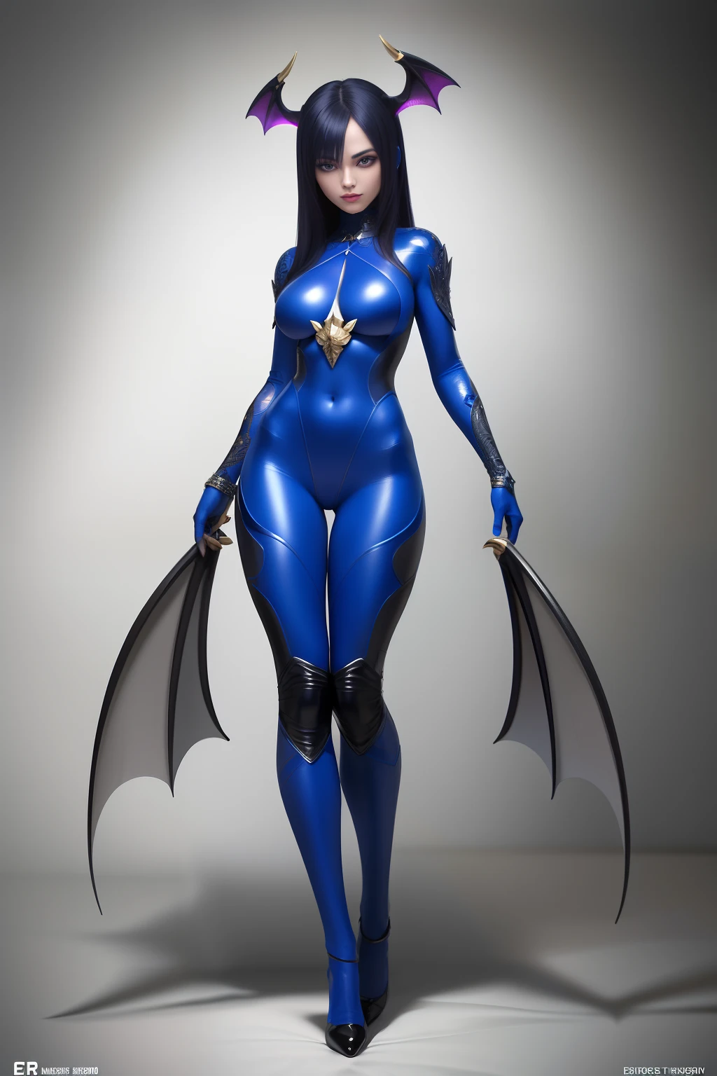 Blue skin, ((European and American sexy women)), succubus, artstation trend, the best ratio of four fingers and one thumb, 8k resolution, moving body, super realistic, movie stills, ((((full body) ))), (best quality, masterpeace), (intricate details), (perfect composition), beautiful detailed face, surrealism, (8k, RAW photo, best quality, masterpiece: 1.2) (real sense, realism: 1.37)