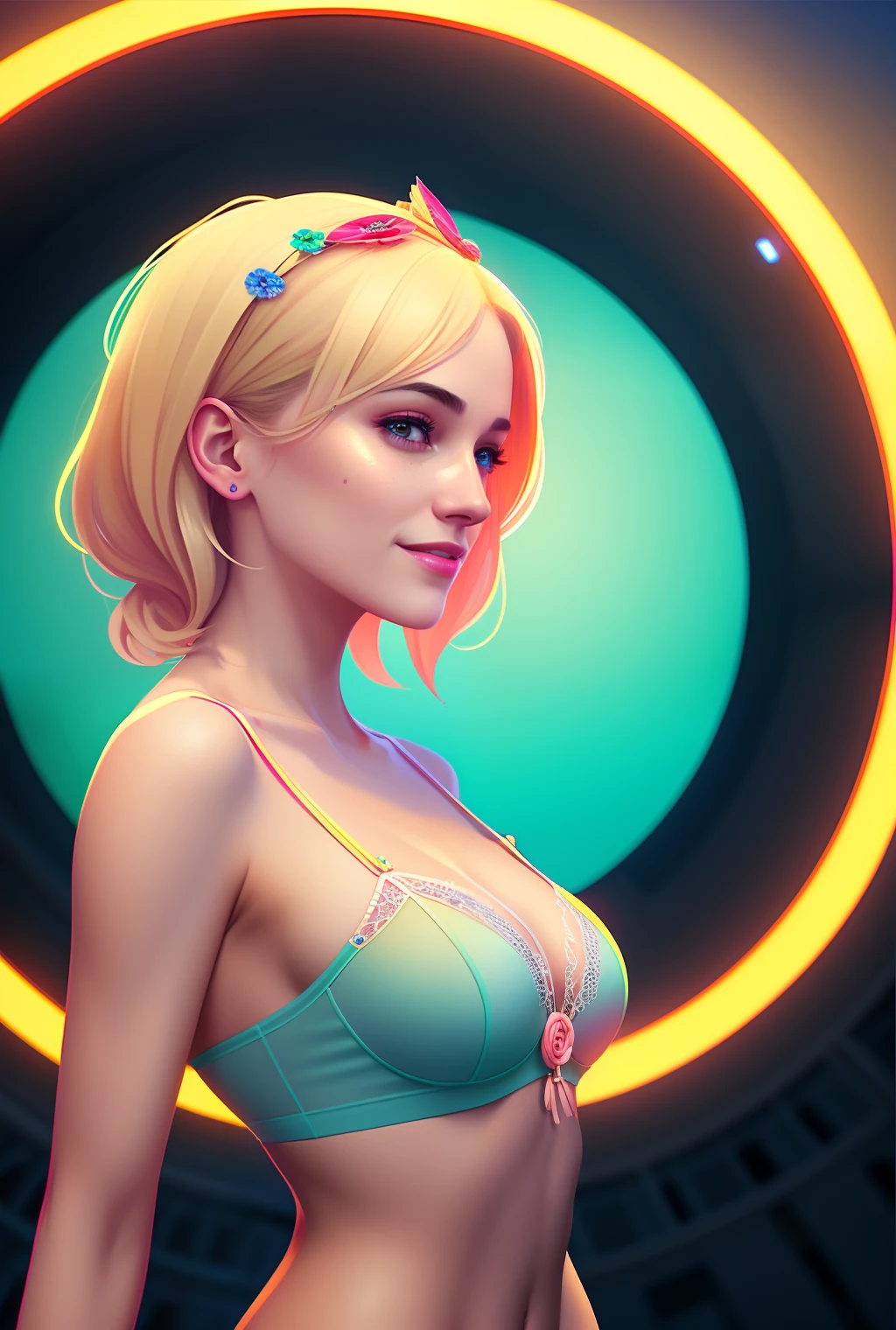 innocent adult 20yo female twins, detailed faces, pale skin, american,
walking,
nude with (see-through) lingerie,
smiling,
straight blonde hair,
((full body)), perfect eyes,
(neon background),
victorian style,
(photorealistic),   by Mark Edward Fischbach, intricate, highly detailed, digital painting, artstation,   masterpiece, absurd res, symmetrical,  natural light,  colorful, elaborate background,  (photography), smooth,  illustration, award-winning, Unreal Engine 5, 8K,  hrd, art by artgerm,   art by wlop