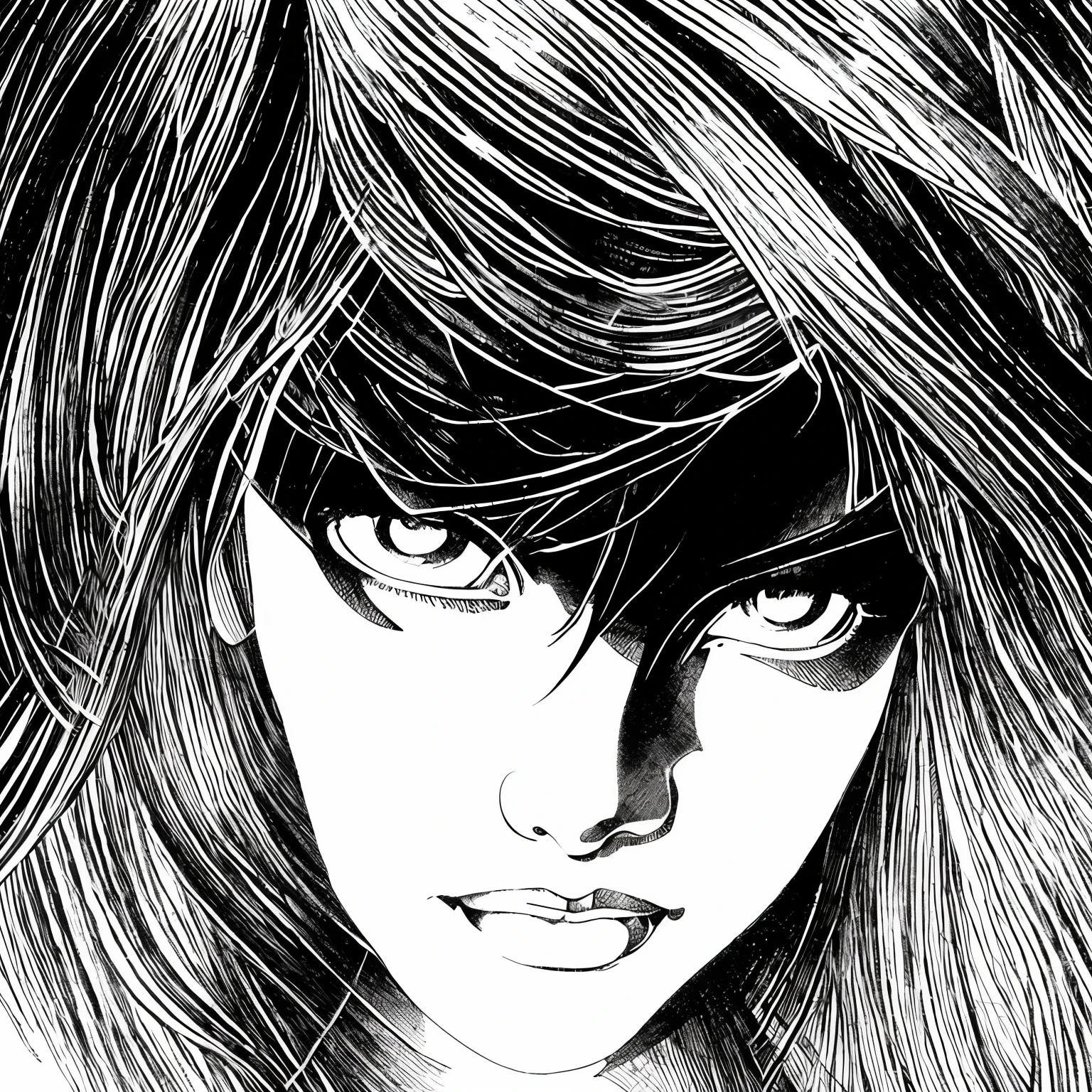 mchozn, (black and white manga art), (masterpiece, best quality, ultra-detailed, highres), solo, monochrome, greyscale, sketch, traditional media, portrait, simple background, 1girl, looking at viewer, short hair, lips, hood, smile, long hair, upper body, grey background,(sketch), (detailed linework) ,  Masterpiece, Ultra detailed, great composition,  (Highest picture quality), (Master's work),  extreme light and shadow, masterpiece, rich in detail, (highest quality), (masterpiece), (detailed eyes), (canvas sketch), (drawing with mechanical pencil), (straight-on), full body,  (extremely detailed manga wallpaper),(masterpiece), (best quality), (ultra-detailed), (best illustration),(best shadow),perfect lighting , perfect anatomy, mzchozn