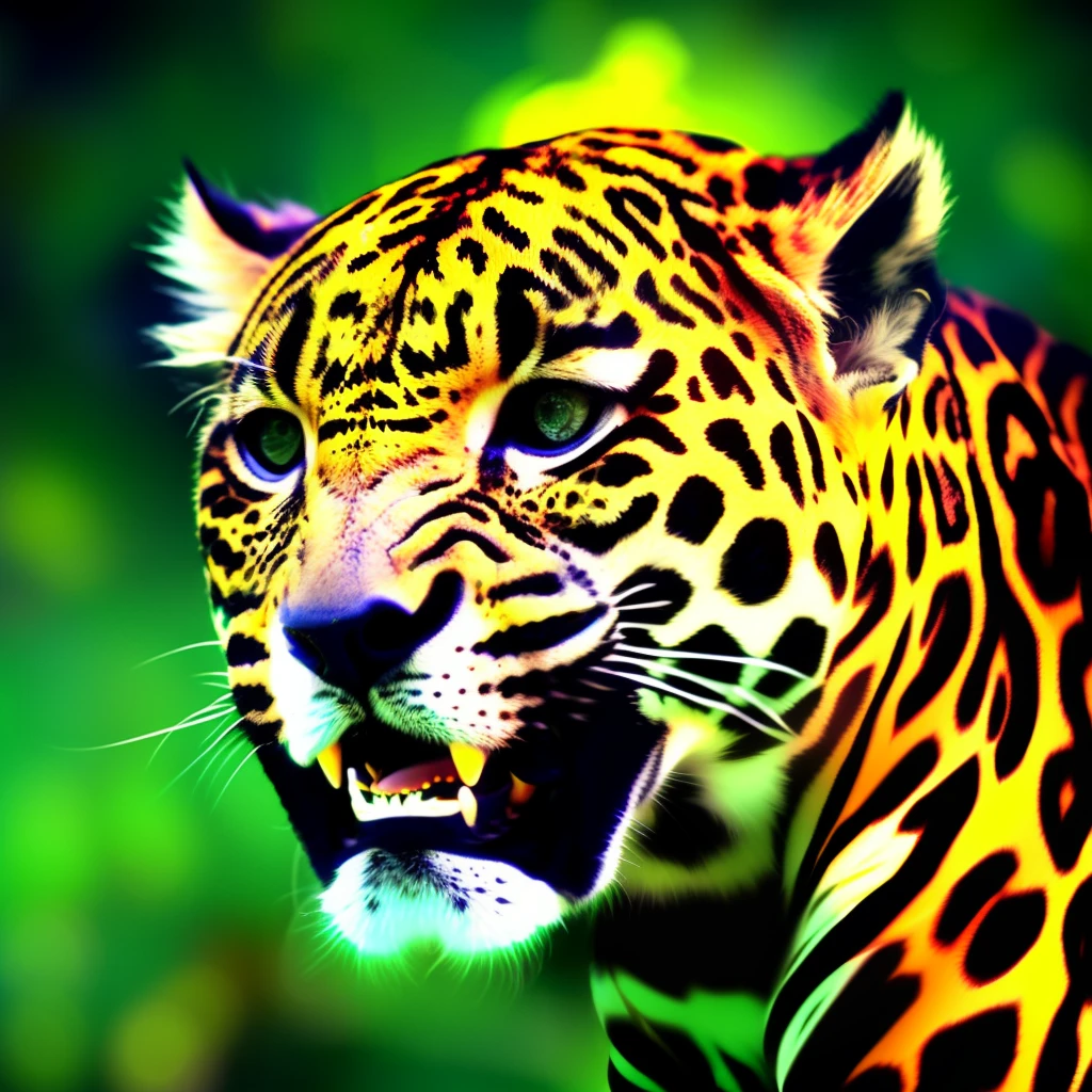 Fierce jaguar.
