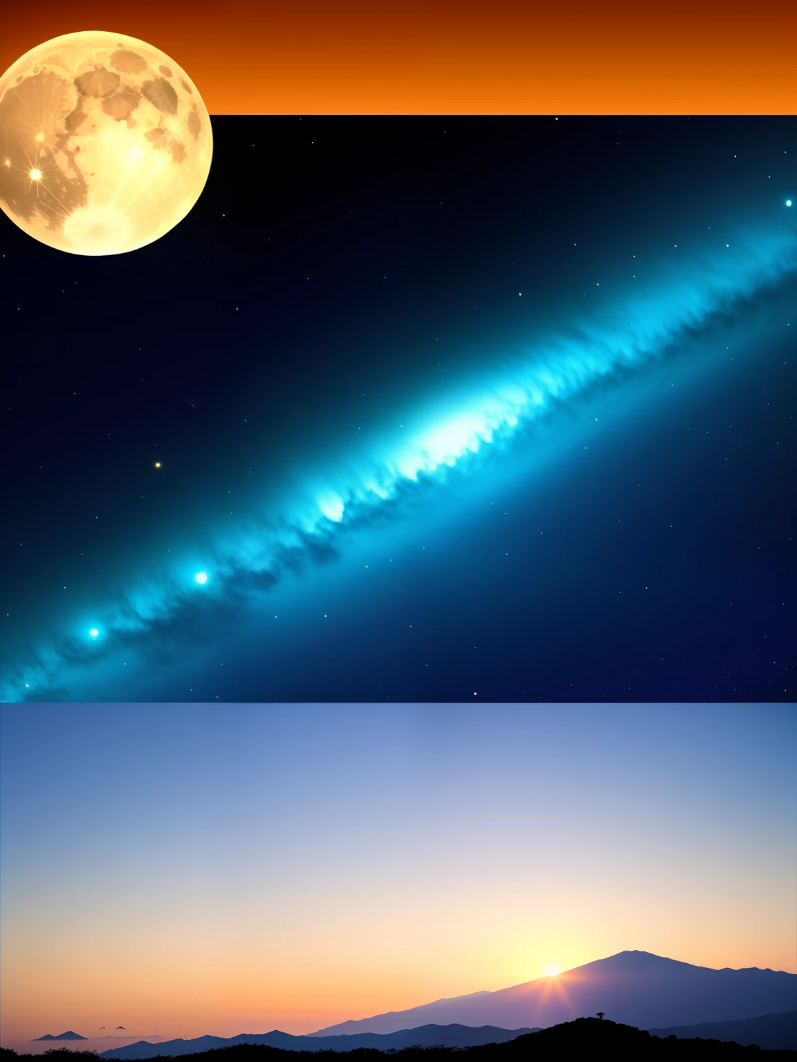 猫 机械风格 宇宙 星空 银河
