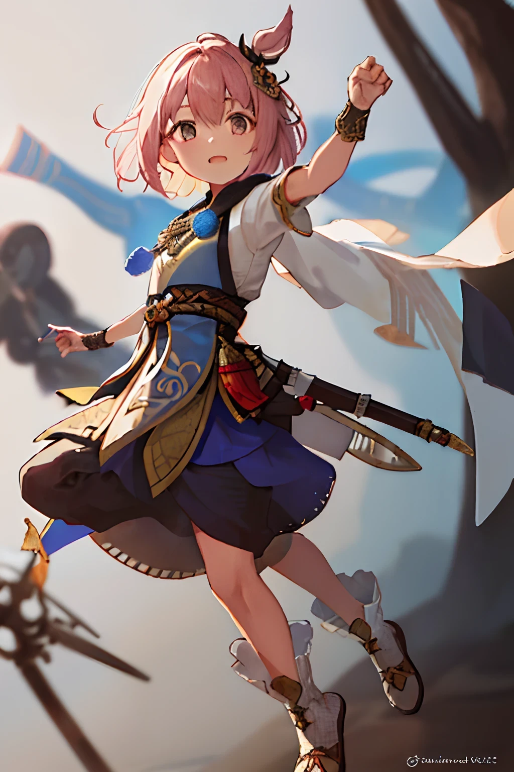 Write a descriptive paragraph about Nahida's appearance.
Imagine you are Nahida. Write about your thoughts and feelings in this moment.
Write a scene where Nahida is fighting an enemy with her sword.
Create a backstory for Nahida's character and how she became a skilled warrior.
Write a dialogue between Nahida and another character in the game.
Describe the mystical landscape in the background of the image.
Write a story where Nahida is on a quest to find a magical object.
What is the significance of the fan that Nahida is holding? Write a story about it.
Write a poem inspired by Nahida's appearance and the fantasy world she inhabits.
Create a list of adjectives that describe Nahida's personality and character traits.
Write a story about Nahida's relationship with her mentor.
Imagine you are a traveler in the game, encountering Nahida for the first time. Describe your first impressions of her.
Write a story where Nahida must protect a village from an invading force.
Create a character sketch of Nahida, including her strengths and weaknesses.
Write a scene where Nahida is practicing her sword skills.
What does Nahida's outfit say about her character? Write an analysis of her attire.
Write a dialogue between Nahida and a rival warrior.
Create a character who is Nahida's archenemy. Write a scene where they face off in battle.
Write a story about Nahida's childhood and how she became interested in sword fighting.
What motivates Nahida to fight? Write an essay exploring her motivations.
Write a story where Nahida must navigate a treacherous terrain to complete a quest.
Create a new character who becomes Nahida's ally. Write a scene where they meet for the first time.
Write a story about a day in the life of Nahida.
What is the symbolism behind the colors in Nahida's outfit? Write an analysis of the colors.
Write a dialogue between Nahida and a character who challenges her beliefs.
Create a list of Nahida's strengths and weaknesses as a warrior.
Write a story where Nahida must infiltrate an enemy stronghold to retrieve an important artifact.
Write a descriptive paragraph about the sword that Nahida is carrying.
What is the role of magic in the world of "Genshin Impact"? Write an essay exploring its importance.
Write a scene where Nahida is faced with a moral dilemma and must choose between her duty and her conscience.