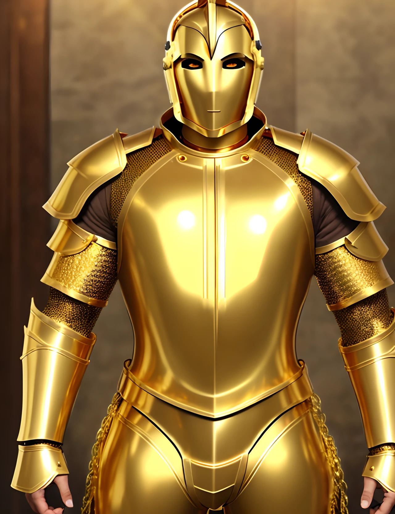 (holy, divine, majestic) ((male),((golden armor:1.2)|(gold armor)), full body)
