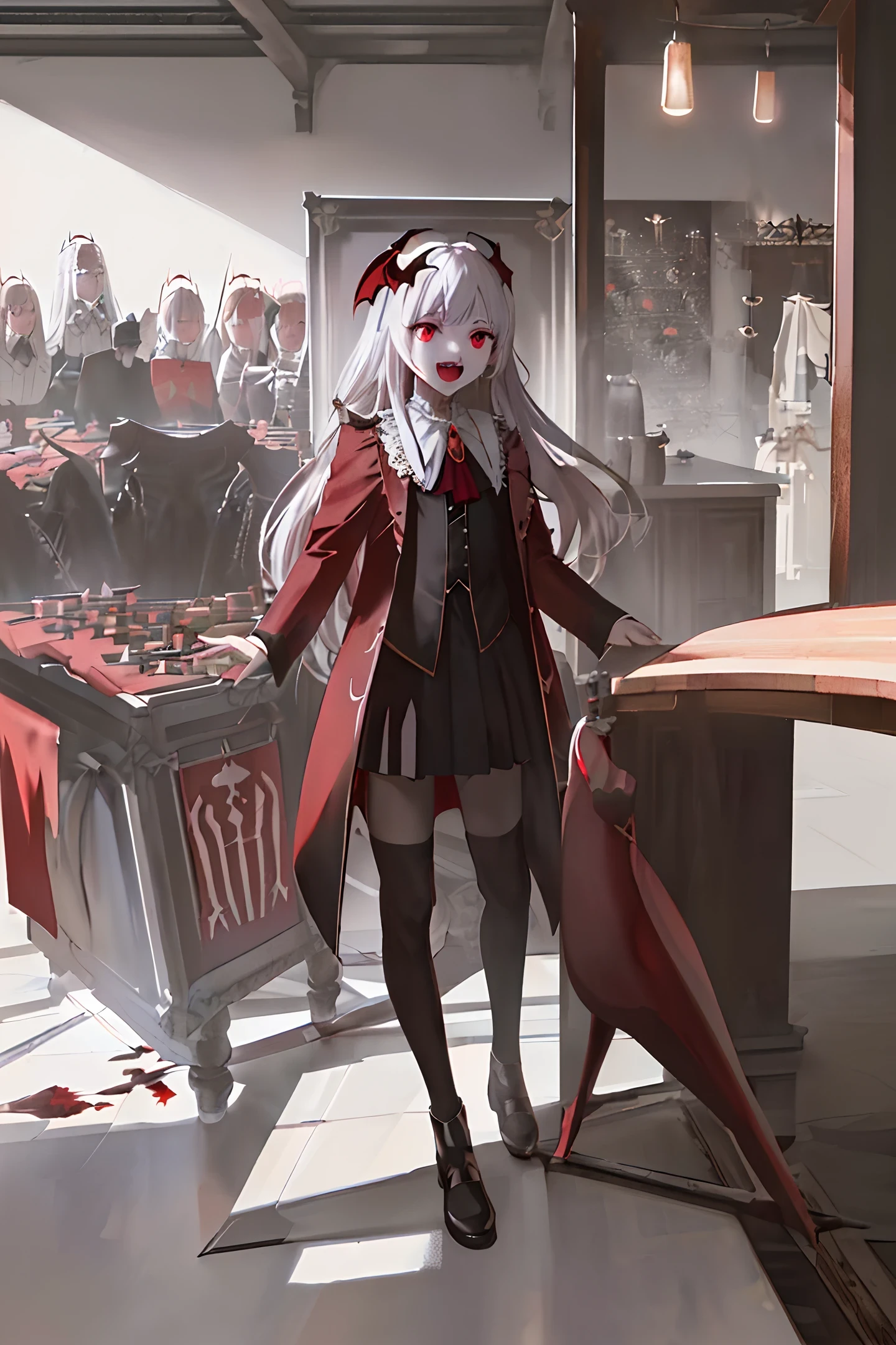 (extremely detailed CG unity 8k wallpaper,masterpiece, best quality, ultra-detailed),(best illumination, best shadow, an extremely delicate and beautiful),dynamic shot,

[(((Vampire)),((Vlad Dracul)),(sword)),action pose, red eyes, black hair, white shirt,((fangs)),dramatic scenery,clouds,lightning,shadows,dark background:1.2]