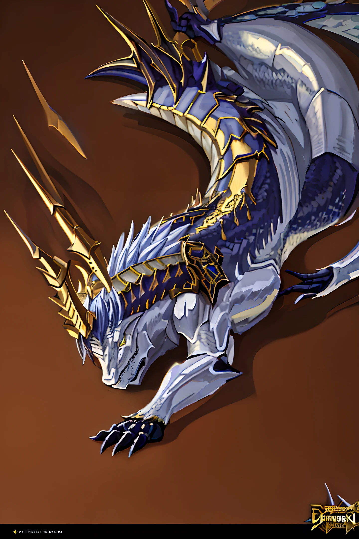 masterpiece,best quality,official art, extremely detailed CG unity 8k wallpaper,Western dragon,Dragon，Paladin，metal armor,armor，White background,Sword and shield，solo，Dragon man，gold eyes，gold dragon