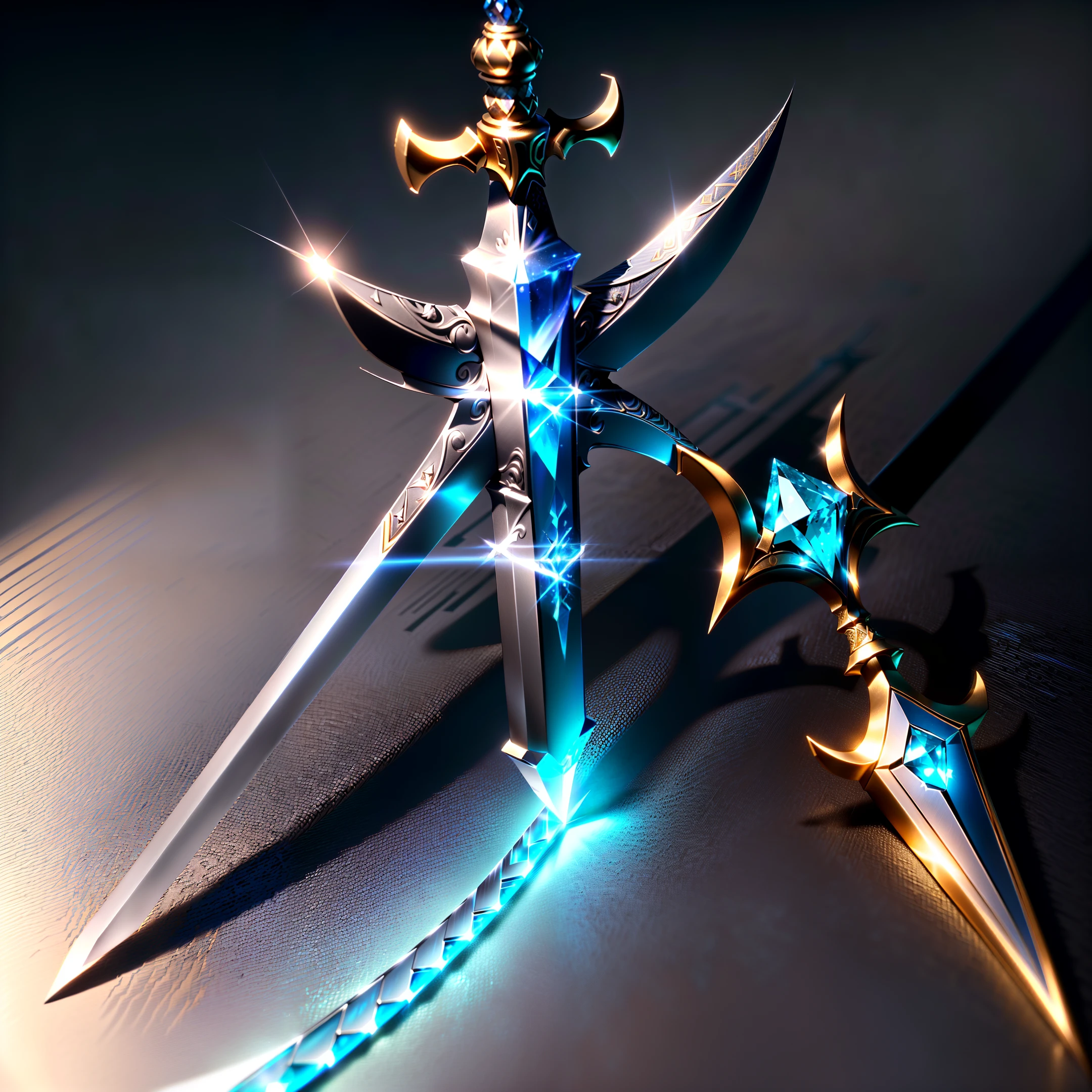 masterpiece, icon,sword,best quality, (extremely detailed CG unity 8k wallpaper), (best quality), (best illustration), (best shadow), isometric 3D, octane render,ray tracing,ultra detailed,An ultra-detailed masterpiece featuring the most mesmerizing diamond, set against a dark background, radiating its beauty and purity
